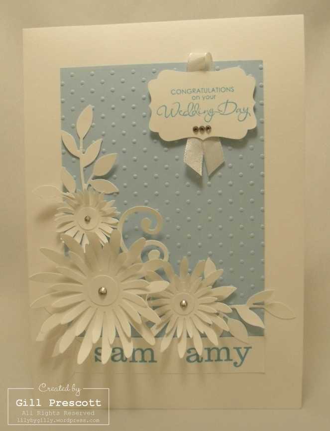Flower daisies card