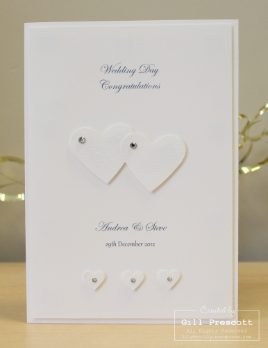 Wedding card for Andrea and Ste