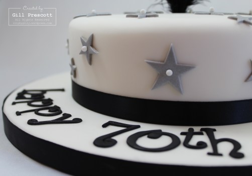 70th birthday close up