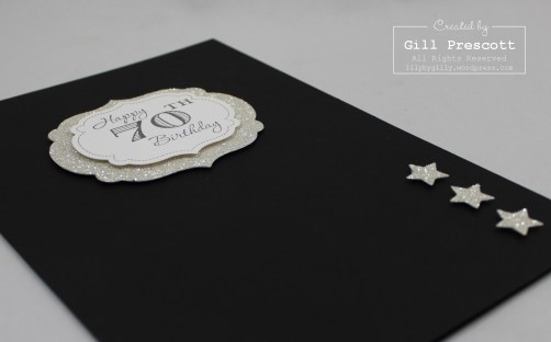 70th birthday for Anne close up