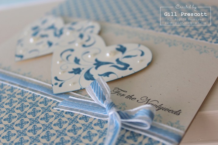 Amys wedding card close up