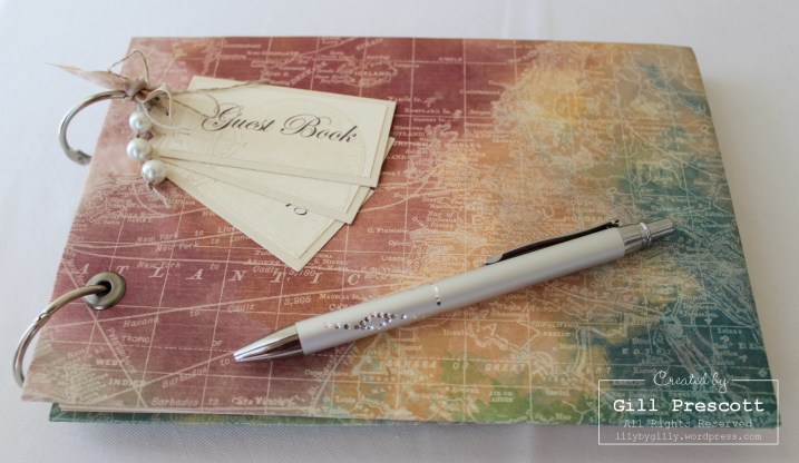Guest book and pen