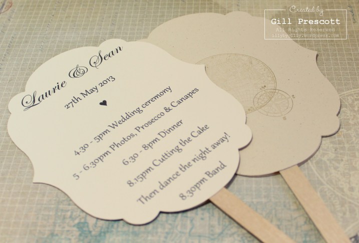 order of service fans front and back