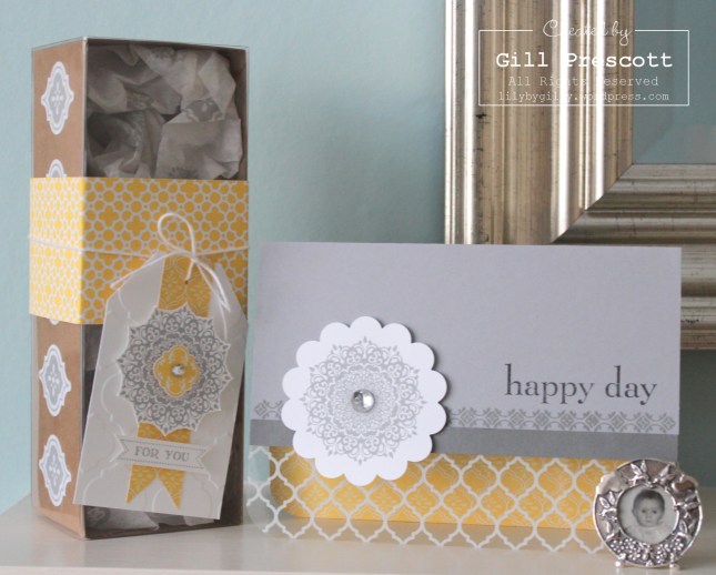 smoky slate card and box