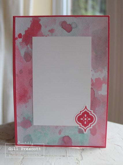 watercolour bookmark card inside