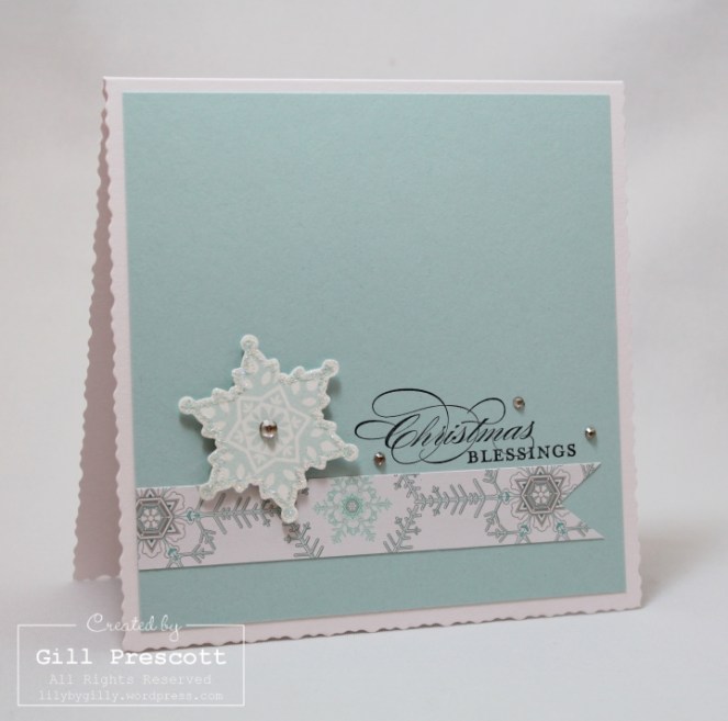 Christmas blessings card