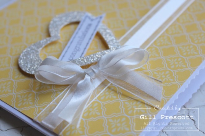 silver glimmer heart close up