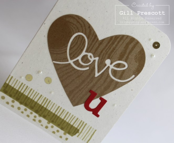 Love you to the moon heart framelit