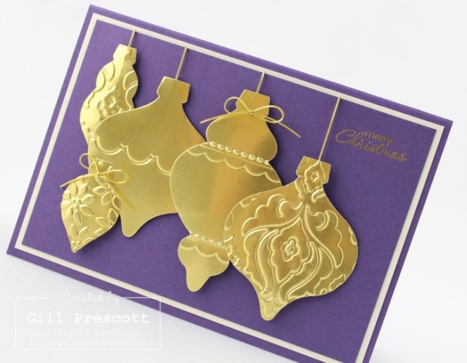 golden holiday ornament 2