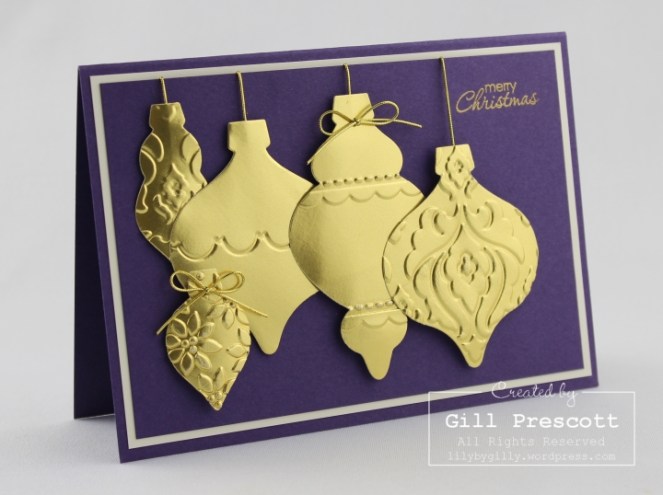 golden holiday ornament 4