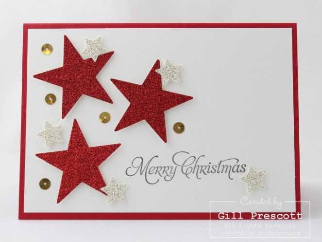 Christmas stars sketch