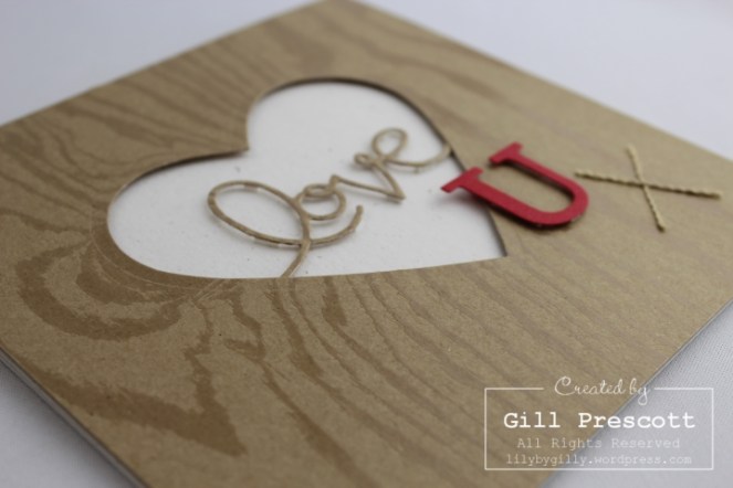 Wooden Heart Valentine 3