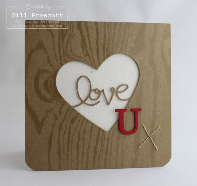 Wooden Heart Valentine