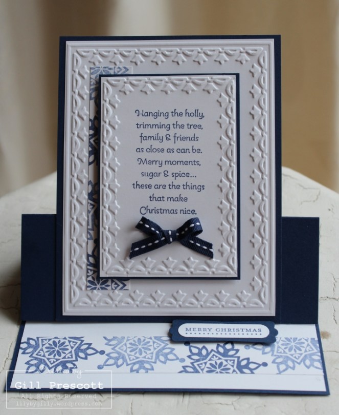 Christmas easel card