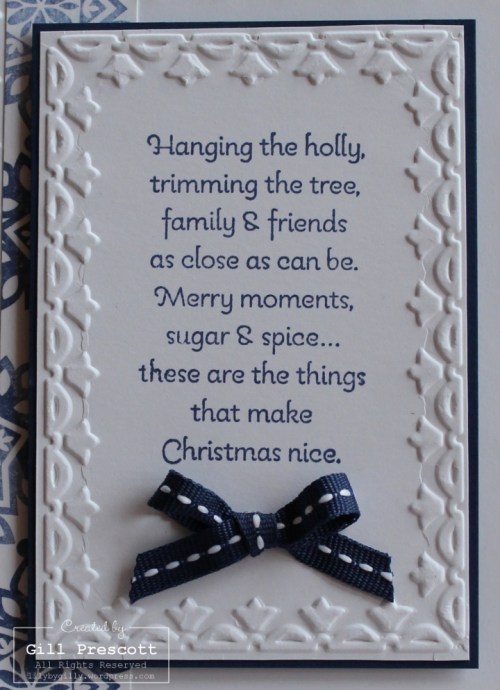 Christmas easel verse