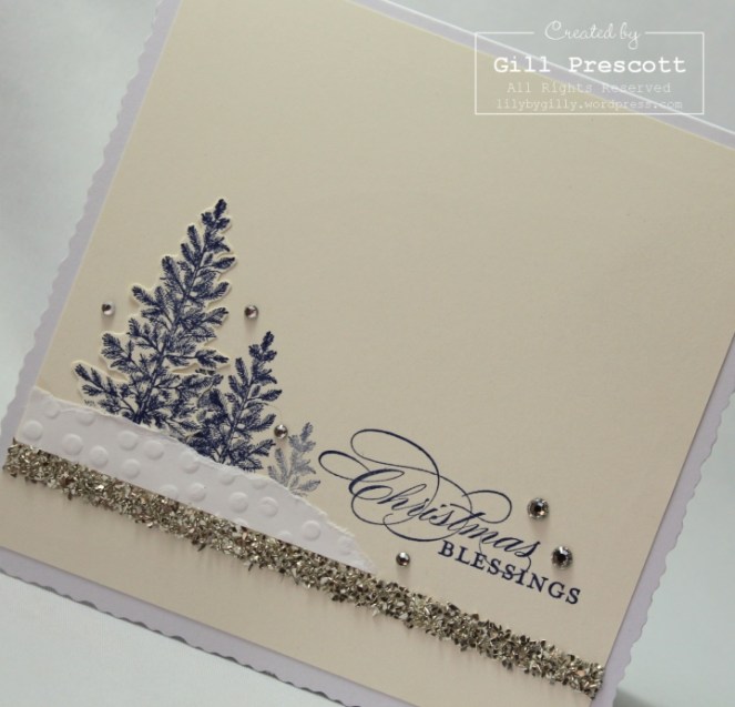 Lovely as a tree Christmas - glass glitter