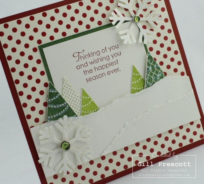 More merry messages by Stampin Up left