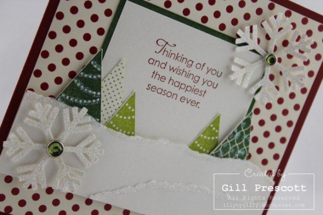More merry messages by Stampin Up right