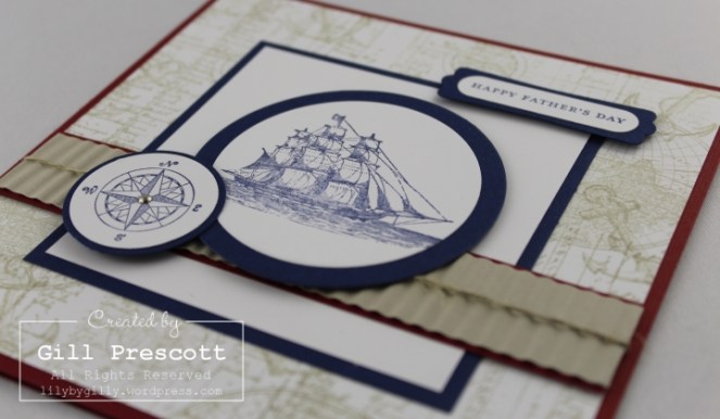 The Open Sea Fathers day card close up