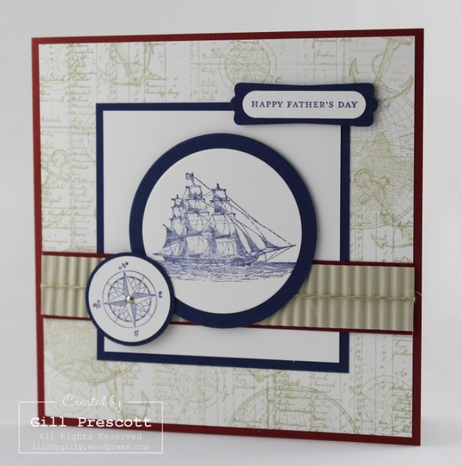 The Open Sea Fathers day card