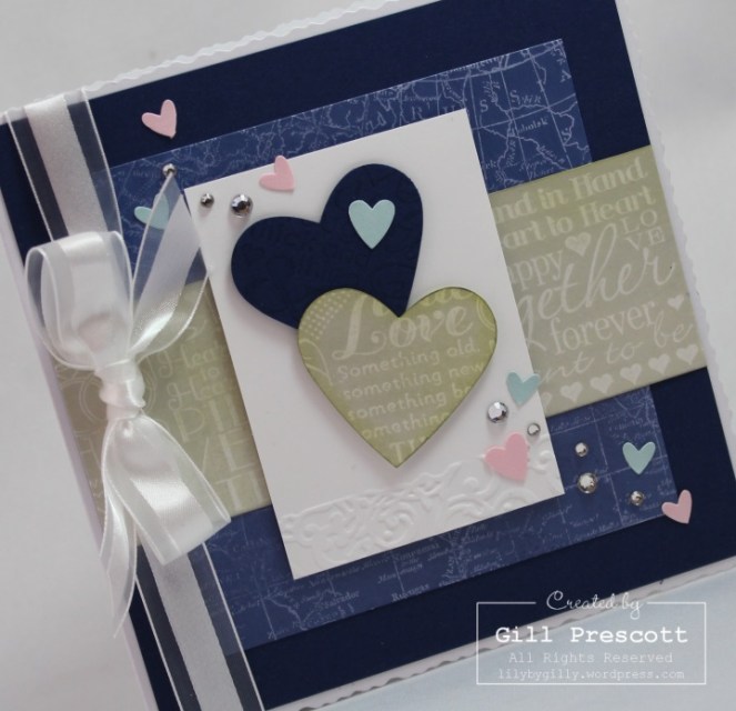 Wedding words wheel by Stampin Up left