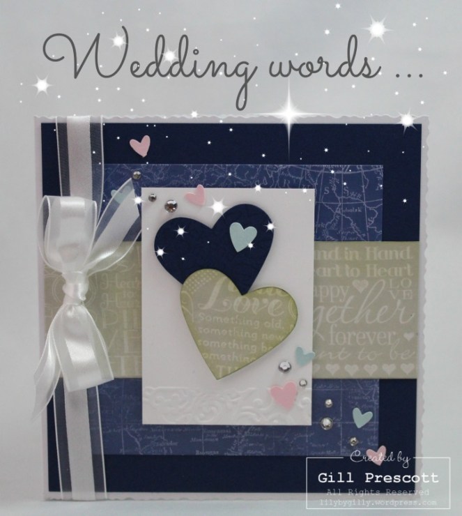 Wedding words wheel by Stampin Up