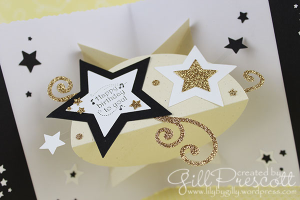 50th birthday card with pop-up inside