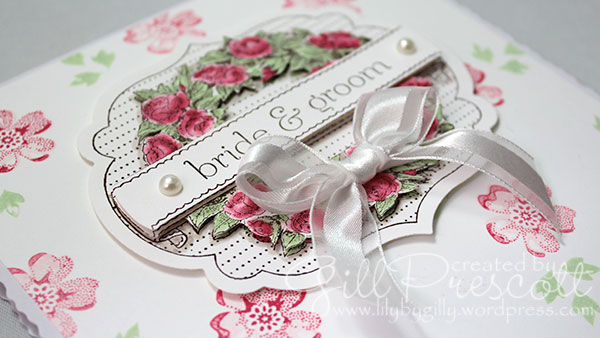 Apothecary art and stippled-blossoms-wedding-card details