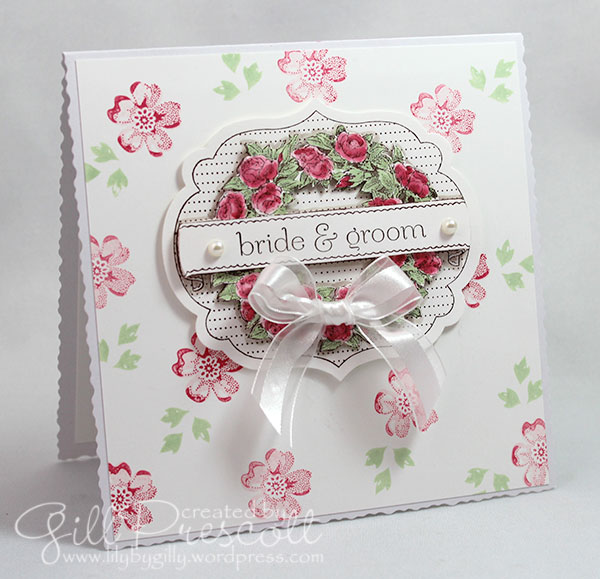 Apothecary art and stippled-blossoms-wedding-card