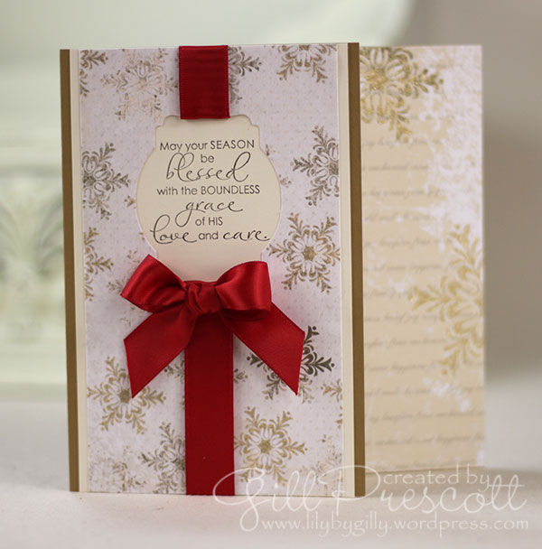 Christmas blessings stamp set by Stampin' Up!