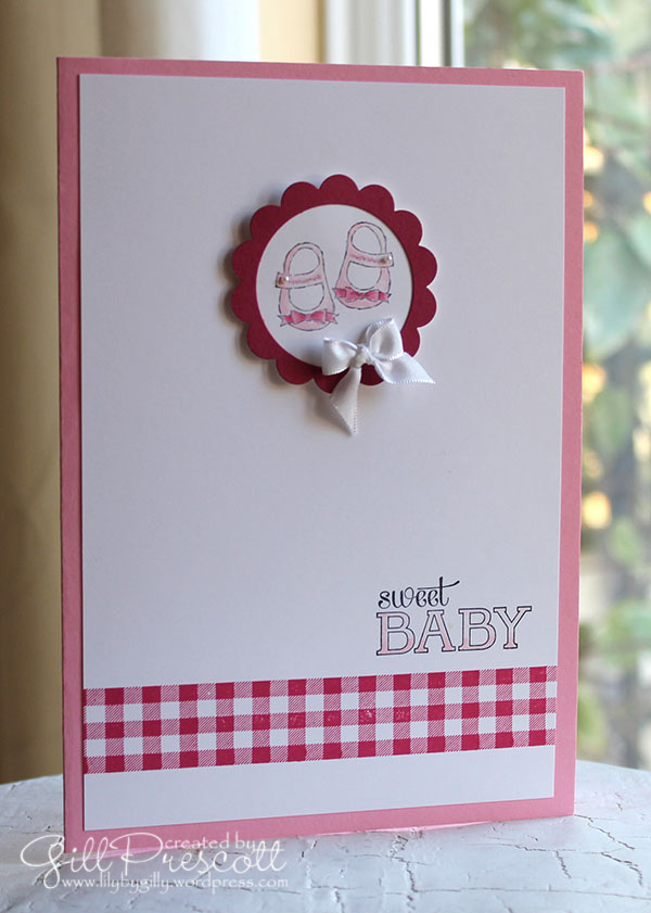 Baby we've grown new baby card by Stampin' Up 