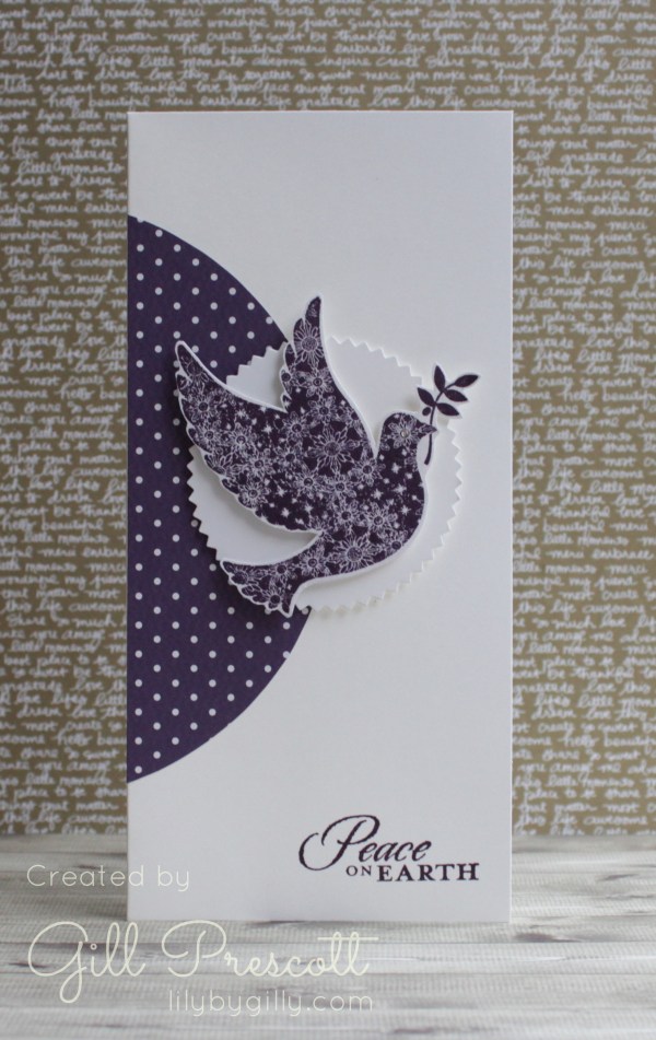 Calm Christmas Stampin Up front view watermarked